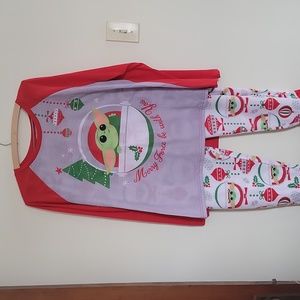 Baby Yoda/Grogu Christmas PJs